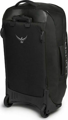 Osprey Rolling Transporter 60 Large Travel Suitcase Fabric Black with 2 Wheels Height 70cm.