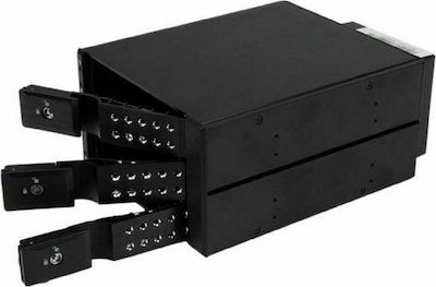 StarTech 3 Bay Aluminum Trayless Hot Swap Mobile Rack Backplane