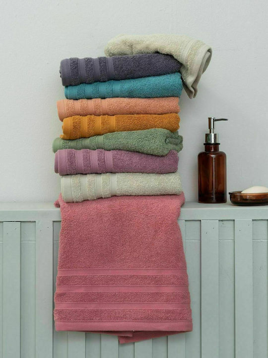 Palamaiki Bath Towel Beren 100x150cm. Mauve Weight 600gr/m²