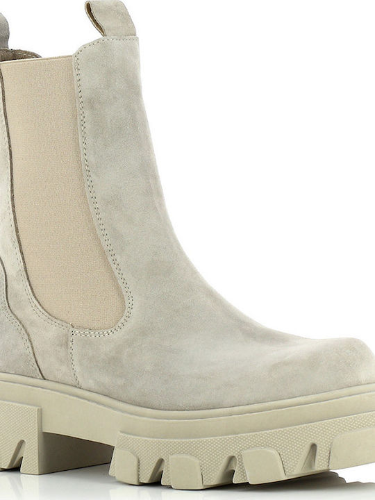 Alpe Suede Women's Chelsea Boots Gray