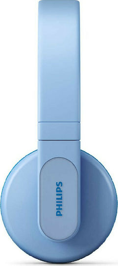 Philips TAK4206 Kabellos / Kabelgebunden Kinder Am Ohr Kopfhörer mit 28 Stunden Betriebszeit und Quick Charge Blau