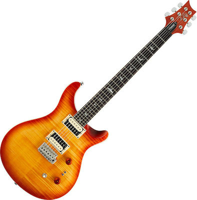 PRS Guitars Electric Guitar SE Custom 24 2021 with HH Pickups Layout, Tremolo, Rosewood Fretboard in Vintage Sunburst