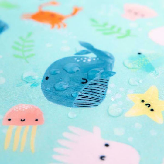Bumkins Ocean Life School Food Case Light Blue 18 x 18 x 18cm