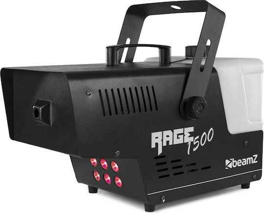 BeamZPro Rage 1500LED Μηχανή Καπνού LED 1500W με Ασύρματο / Ενσύρματο Χειριστήριο και Δυνατότητα Σύνδεσης με Κονσόλα Φωτισμού