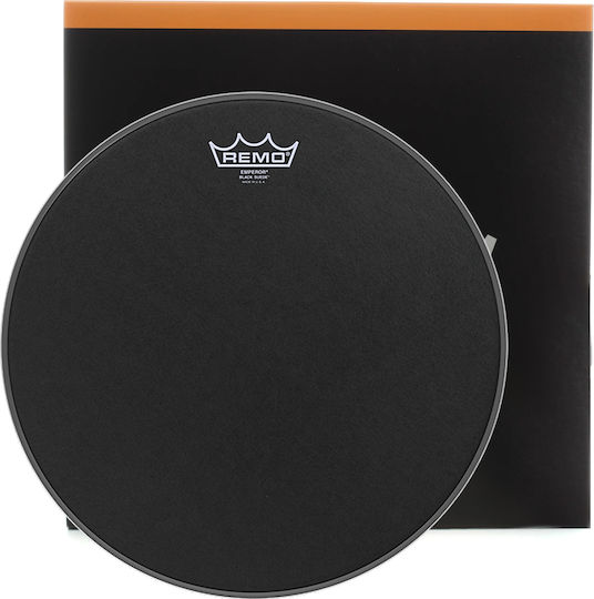 Remo Emperor Black Suede Дърмо за Ударни инструменти 12"
