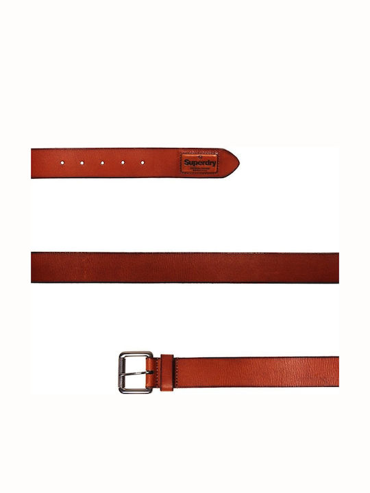 Badgeman Men's Belt Leather Brown