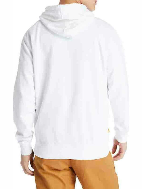Sweatshirt with Hood White