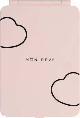 Mon Reve Lighted Tabletop Makeup Mirror Pink