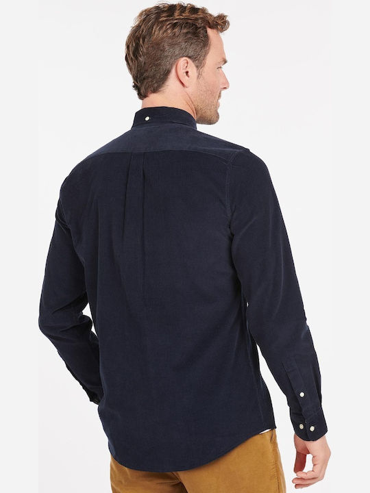 Ramsey Long-sleeved Corduroy Shirt Dark Blue