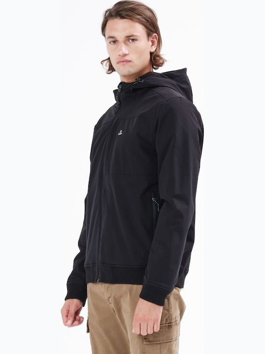 Winter Jacket Bomber Windproof Black