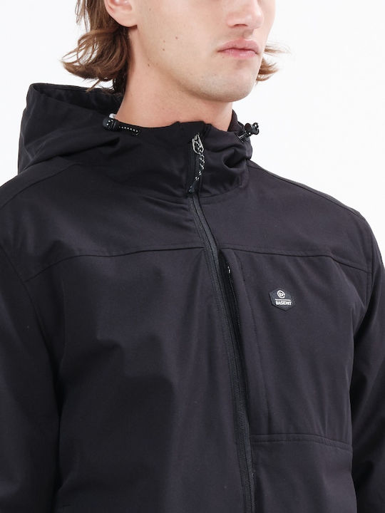 Winter Jacket Bomber Windproof Black