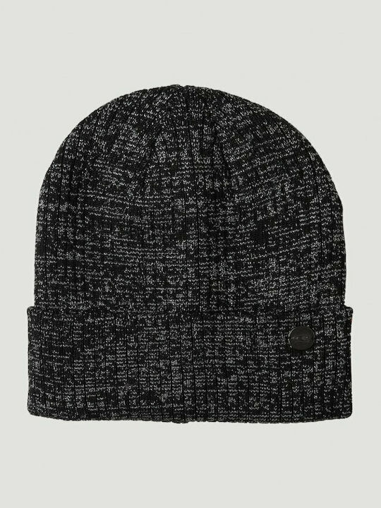 Beanie Männer Beanie mit Rippstrick in Schwarz Farbe