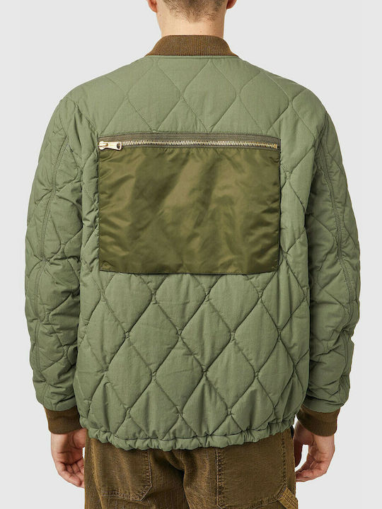 Diesel Men's Winter Bomber Jacket Green