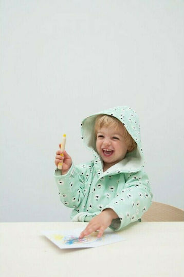 Trixie Hooded Baby Bathrobe Sheep Mint