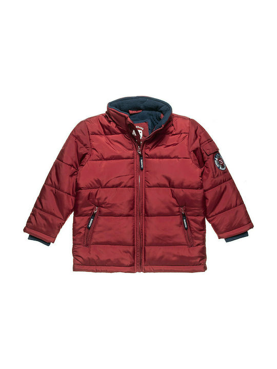 Alouette Kinderparka Lang mit Futter & Kapuze Rot