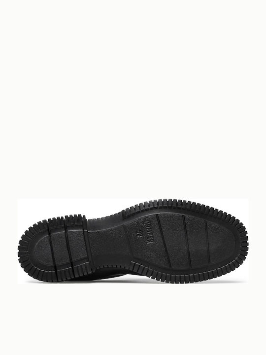 Pix Leder Damen Derby in Schwarz Farbe