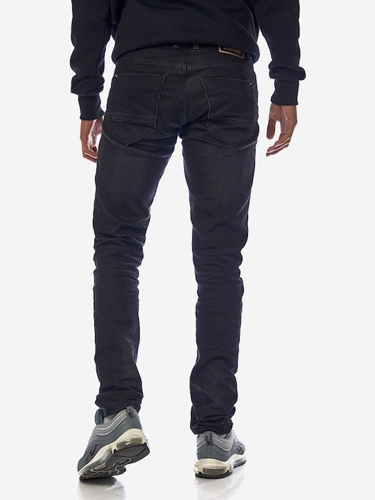 Camaro Herren Jeanshose in Slim Fit Schwarz