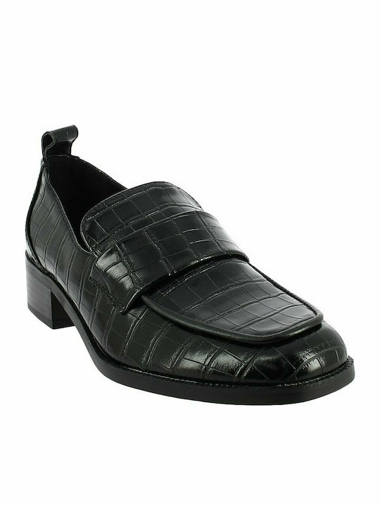 IQ Shoes 107.M1650 Γυναικεία Μοκασίνια σε Μαύρο Χρώμα