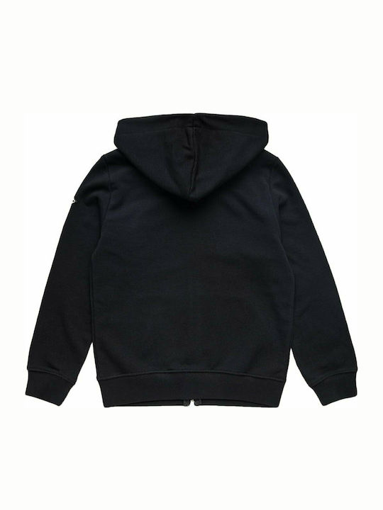 Replay Kids Cardigan Sweatshirts Hooded Black