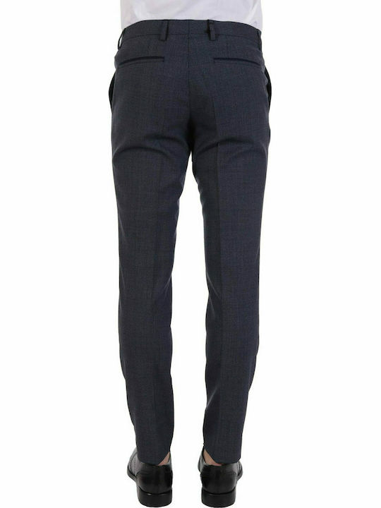 Hugo Boss Herrenhose Anzughose in Slim Passform Marineblau