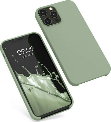 KWmobile Rubber Back Cover Σιλικόνης Grey Green (iPhone 12 Pro Max)