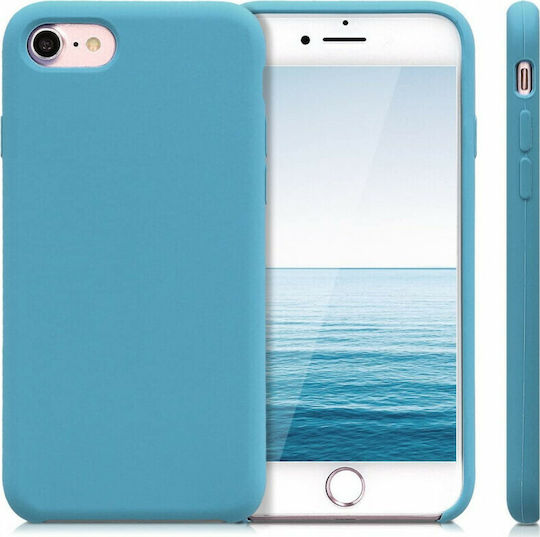 KWmobile Back Cover Silicone Azure Blue (iPhone SE 2022/2020)
