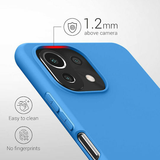 KWmobile Back Cover Silicone Blue Temptation (Xiaomi Mi 11 Lite / 11 Lite 5G / 11 Lite 5G NE)