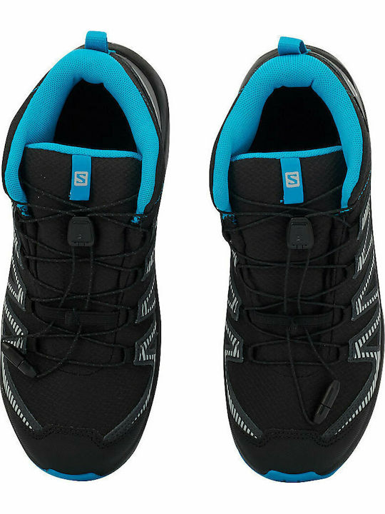 Xa Pro V8 Waterproof Kids Sports Shoes Running with Laces Black