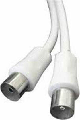 Sbox Antenna Cable Coax male - Coax female White 5m (RF-5) 1pcs