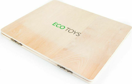 Ecotoys Laptop G068 Πίνακας Μαγνητικός / Μαυροπίνακας 30x22x22εκ. Brown