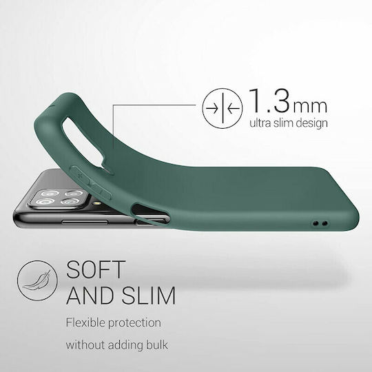 KWmobile Back Cover Σιλικόνης Blue Green (Galaxy A22 4G)