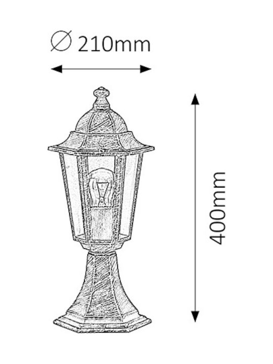 Rabalux Фенер 60W 21см Rabalux Фенер 60W 21см