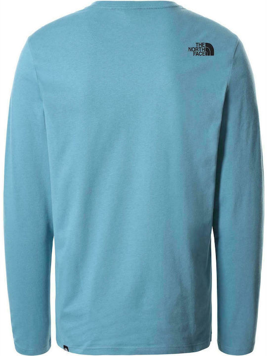 The North Face Fine Herren Shirt Langarm Hellblau