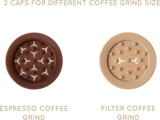 Waycap Wiederbefüllbare Kapseln Complete Kit Kompatibel mit Maschine Nespresso 2Mützen