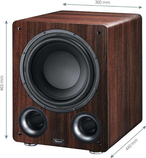 Magnat Alpha RS 12 14242262 Active Subwoofer with Speaker 12" 120W Brown