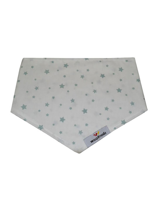 Woofmoda Звездна Бандана За Куче В Бял Цвят Woofmoda Звездна Бандана За Куче В Бял Цвят