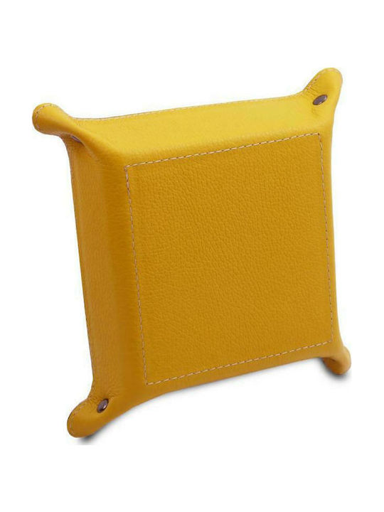 Tuscany Leather Cenușare Țigarete Din Piele Galben