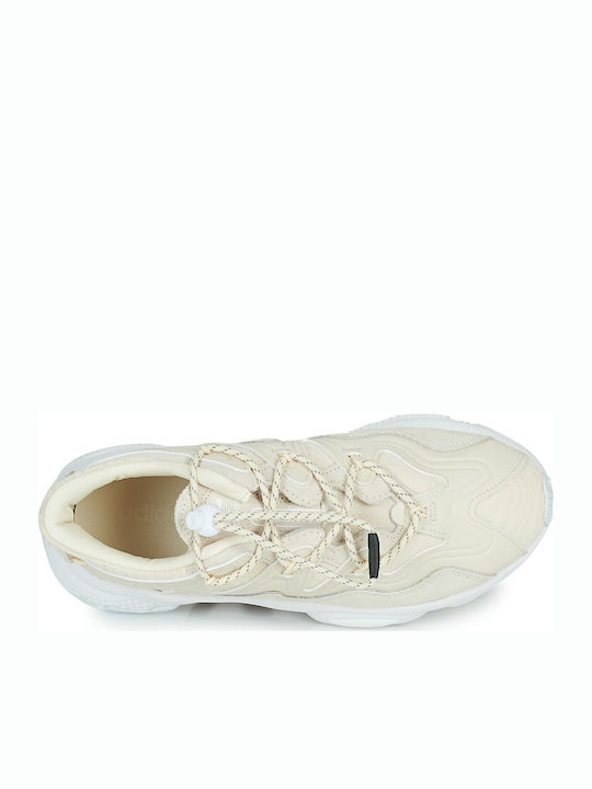 Ozweego Plus Adidași Chunky Pentru Femei Wonder White / Core Black
