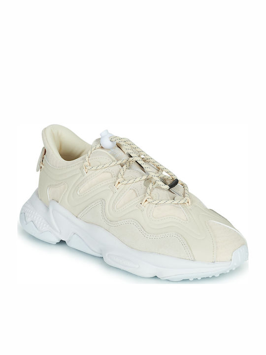 Ozweego Plus Adidași Chunky Pentru Femei Wonder White / Core Black