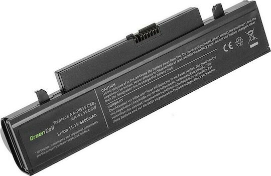 Green Cell Compatible Battery for Samsung Q328/Q330/N210/N220 with 6600mAh