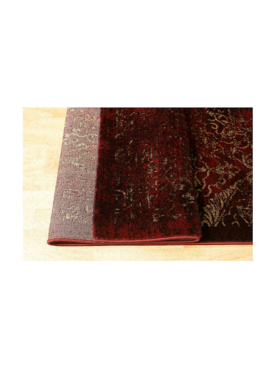 Ezzo Prestige 8032HH Teppich Rechteckig Synthetisch,Polyester/Cotton/Leather Burgundy