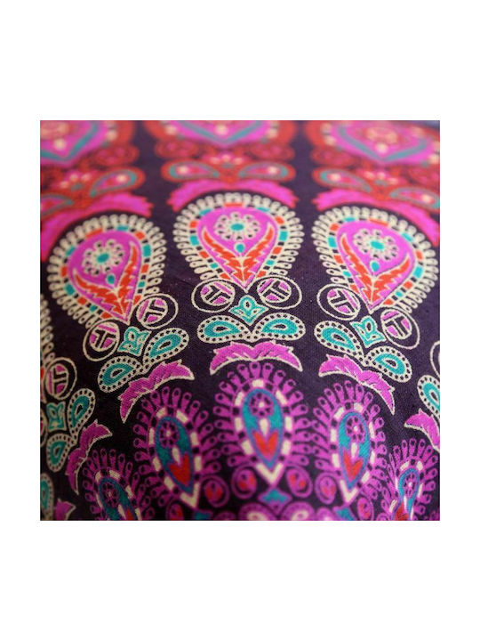 Synchronia Sofa Cushion Swan 100% Cotton Purple 45x45cm
