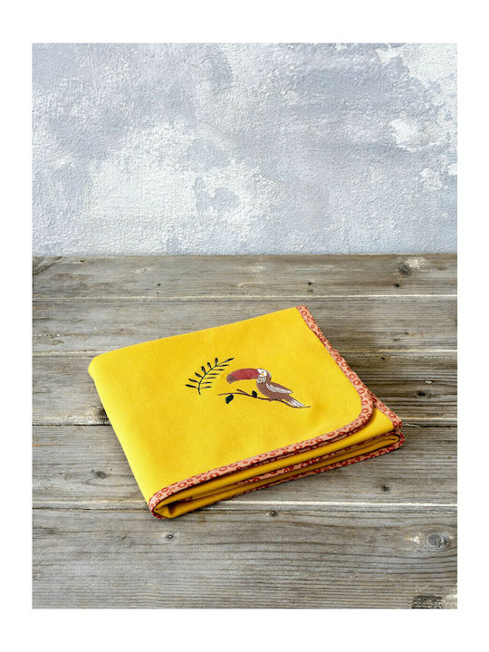 Nima Blanket Nursery Swaddling Blankets Leobaby Cotton Yellow 80x110cm