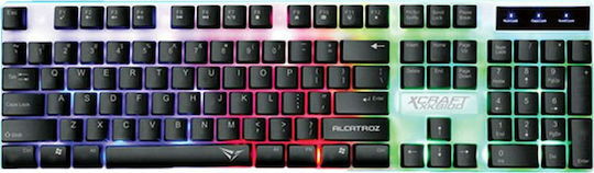 Alcatroz Spill Proof XKB100 Gaming Πληκτρολόγιο με RGB φωτισμό (Αγγλικό US)