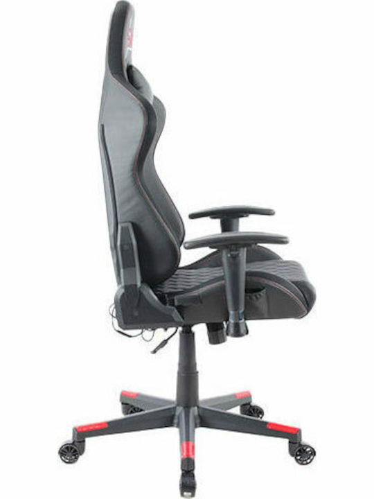 Lamtech LGP022179 Gaming Chair with Adjustable Armrests and RGB Lighting Black