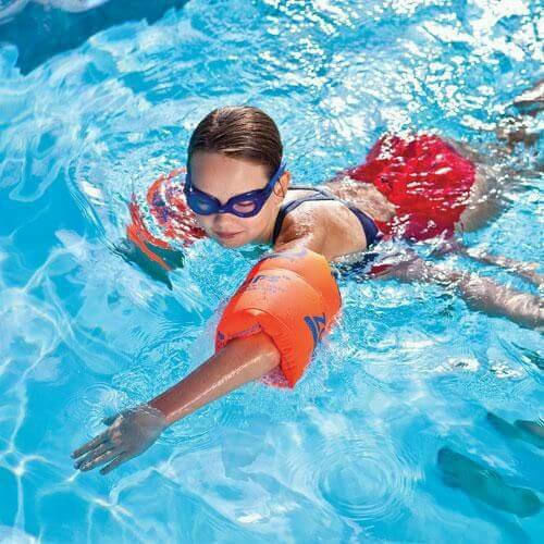 Zoggs Swimming Armbands Roll Ups for 1-6 years old Red