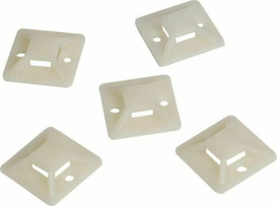 LogiLink Cable Tie Mounts Weiß 100Stück