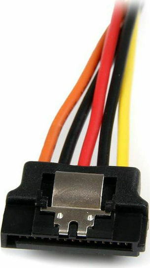 StarTech 15-Pin SATA III - 15-Pin SATA III Cable 0.15m Πολύχρωμο (PYO2LSATA)
