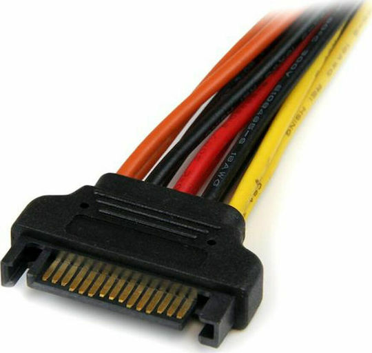 StarTech 15-Pin SATA III - 15-Pin SATA III Cable 0.15m Πολύχρωμο (PYO2LSATA)