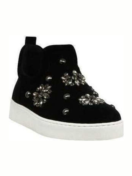 Perfume2 Athletic Material Slip-on-uri pentru femei Negru